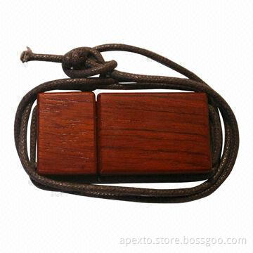Cherrywood USB Flash Drive with Plug-and-play Function and More Than 1,000,000 Times Data Encryption